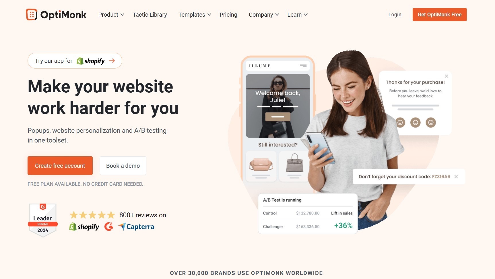 Sumo Alternatives: Best Tools to Boost Your Conversion Game 6 Hello Bar Homepage CTAs